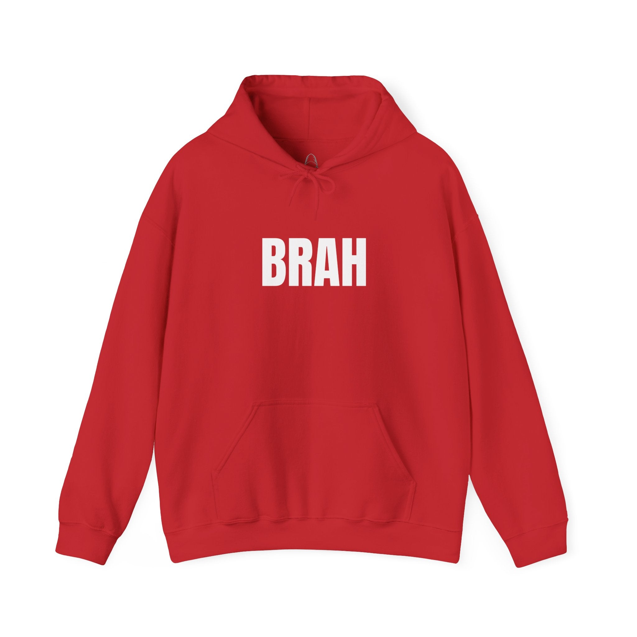Brah Graphic Hoodie — 'BRAH' Front & 'Seriously?' Back Minimal Streetwear Pullover