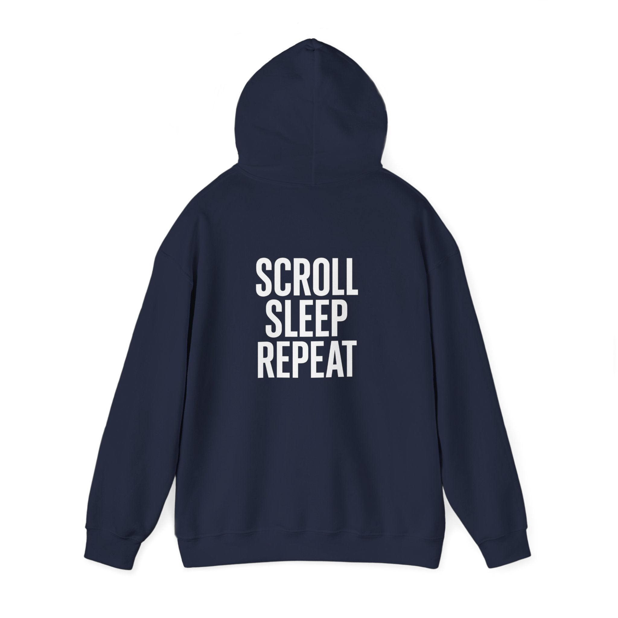 Hoodie — Scroll Sleep Repeat Graphic Pullover