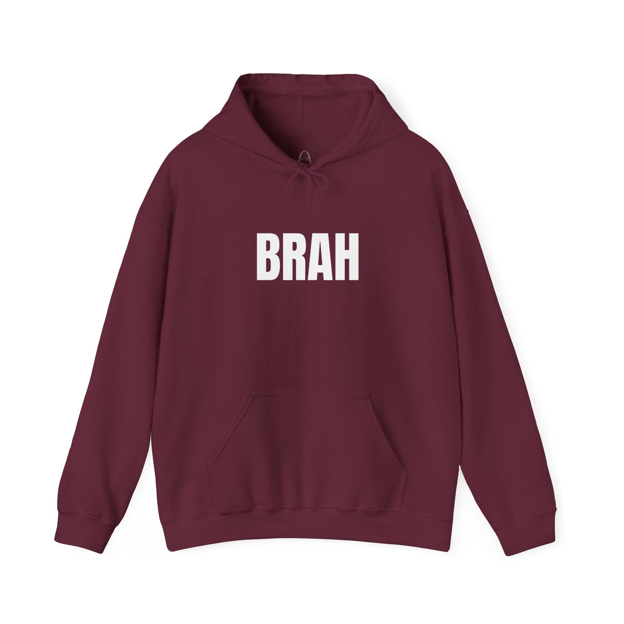 Brah Graphic Hoodie — 'BRAH' Front & 'Seriously?' Back Minimal Streetwear Pullover