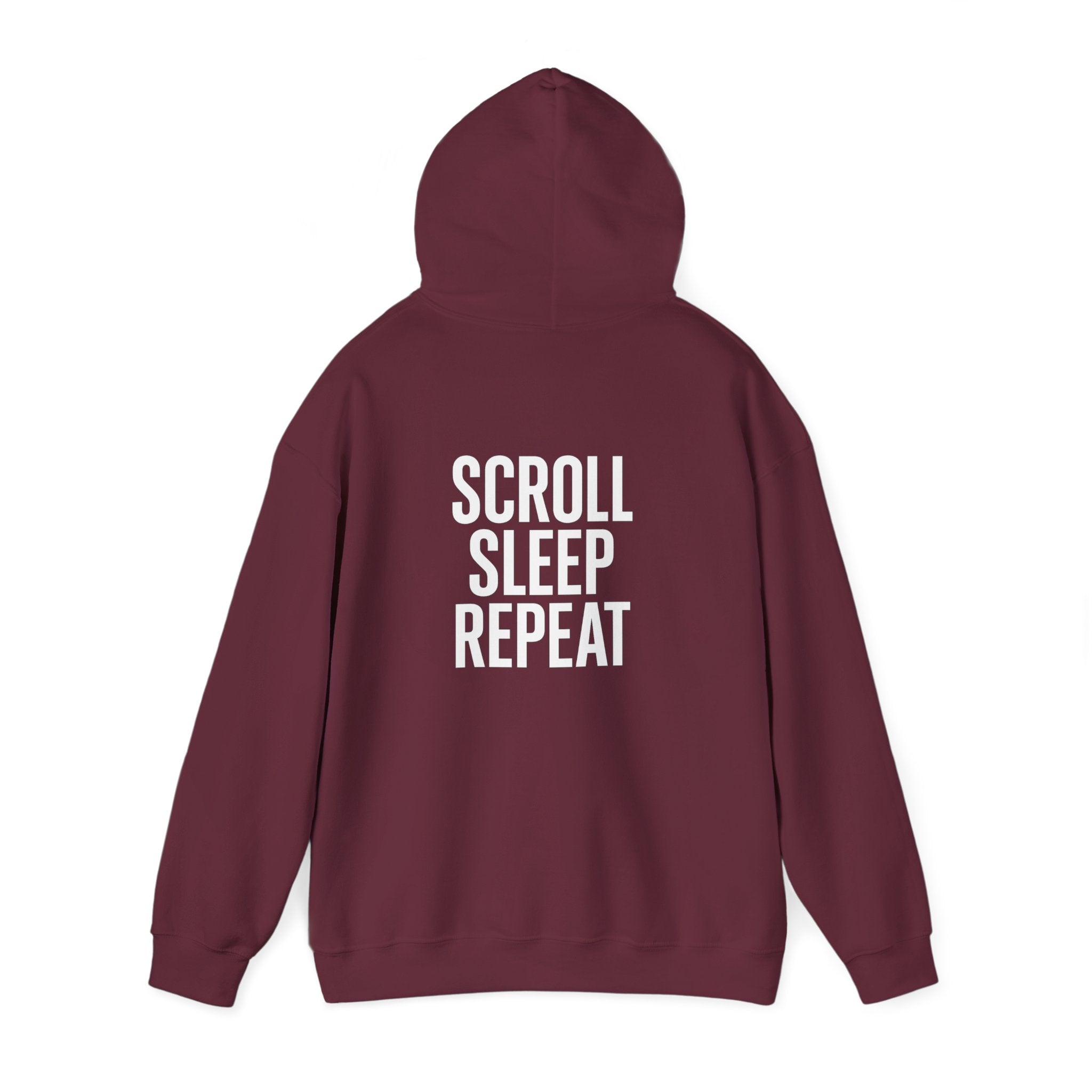 Hoodie — Scroll Sleep Repeat Graphic Pullover