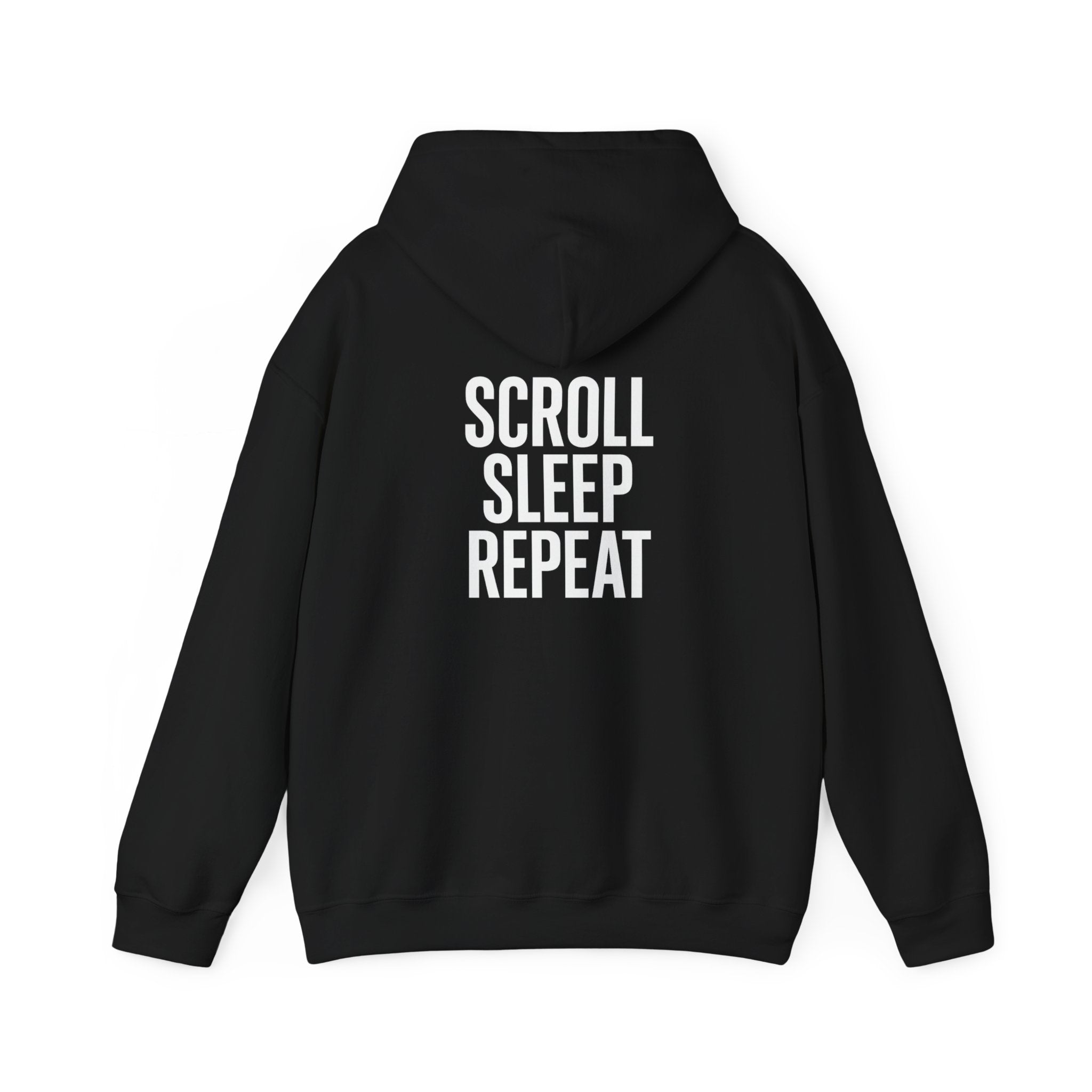 Hoodie — Scroll Sleep Repeat Graphic Pullover