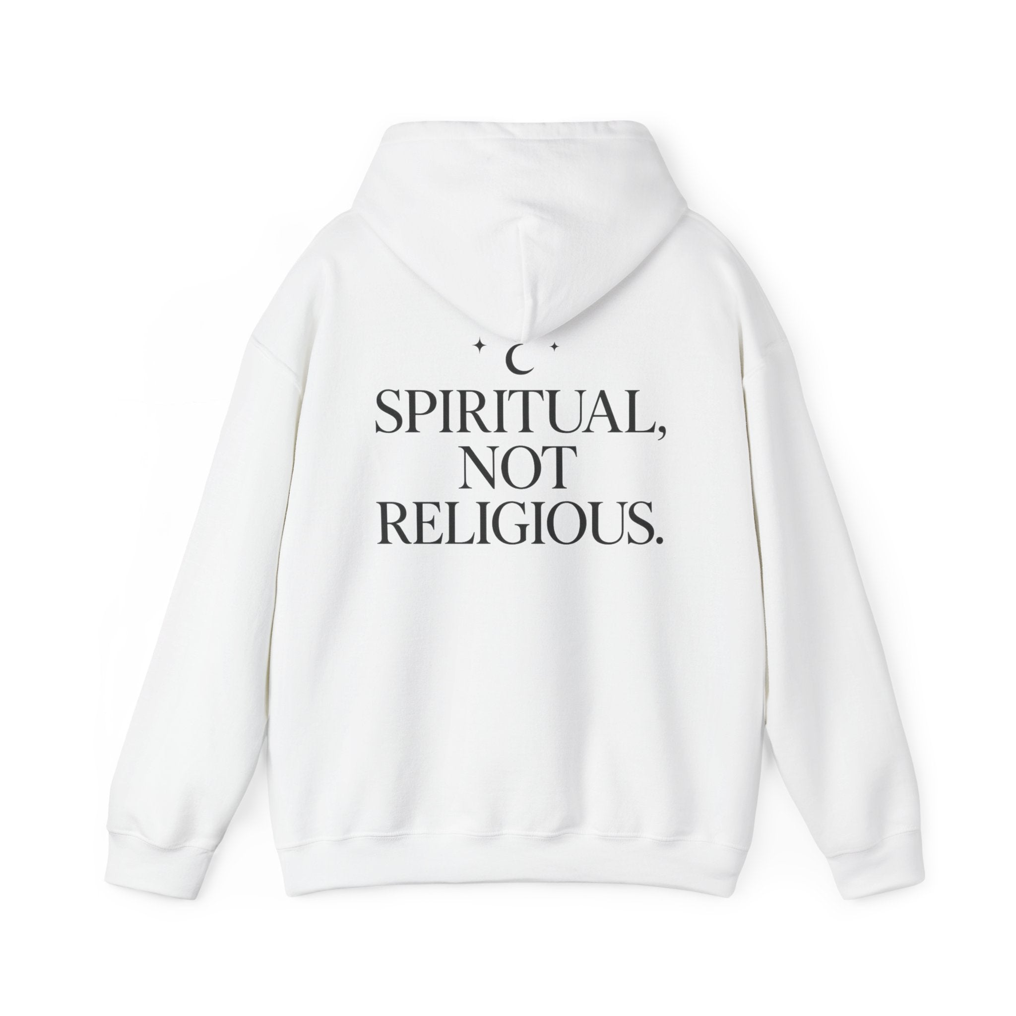 Spiritual, Not Religious Hoodie — Minimal Celtic Knot Spirituality Sweatshirt