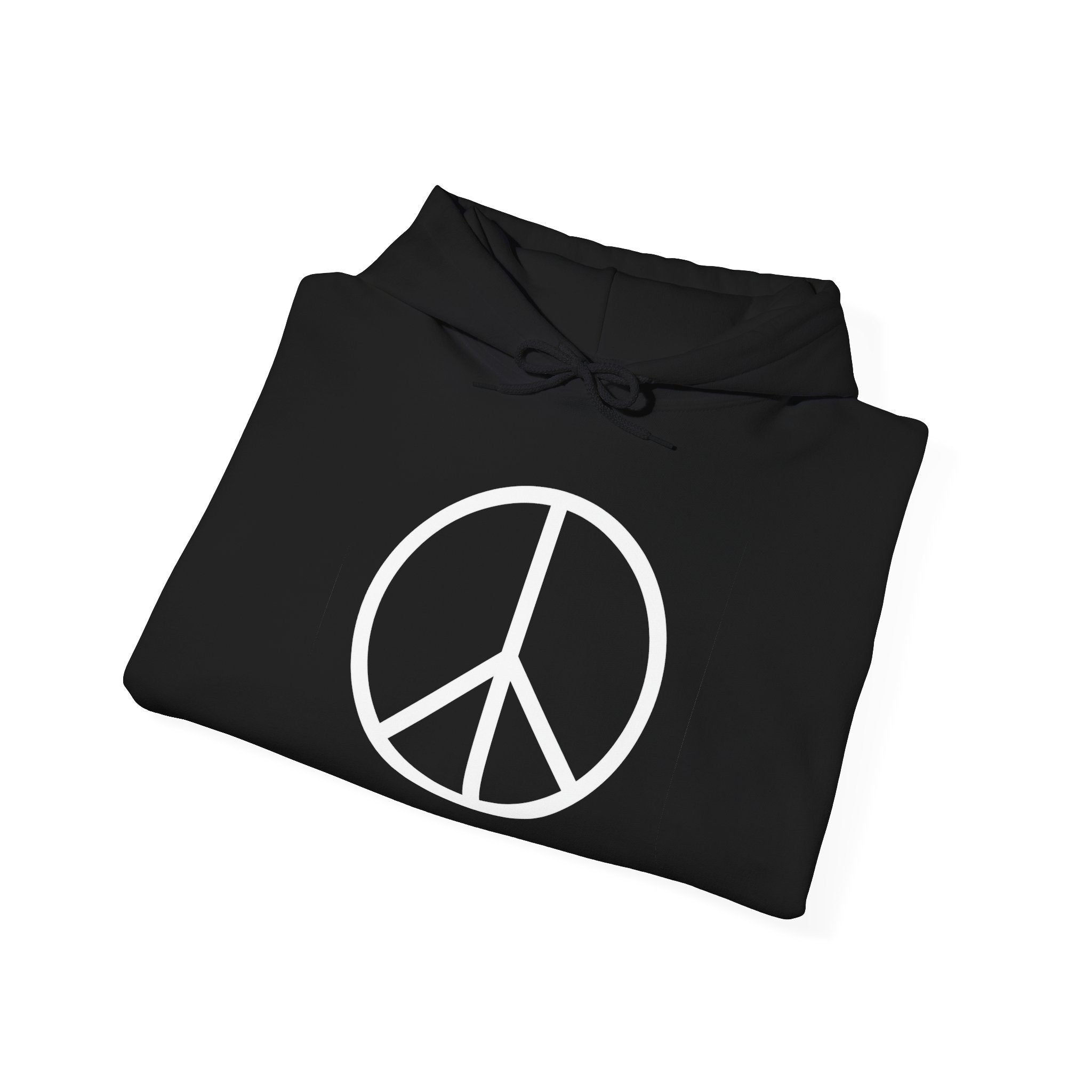 Protect Your Peace Hoodie — Minimal Peace Sign Pullover with "Protect Your Peace." Back Print