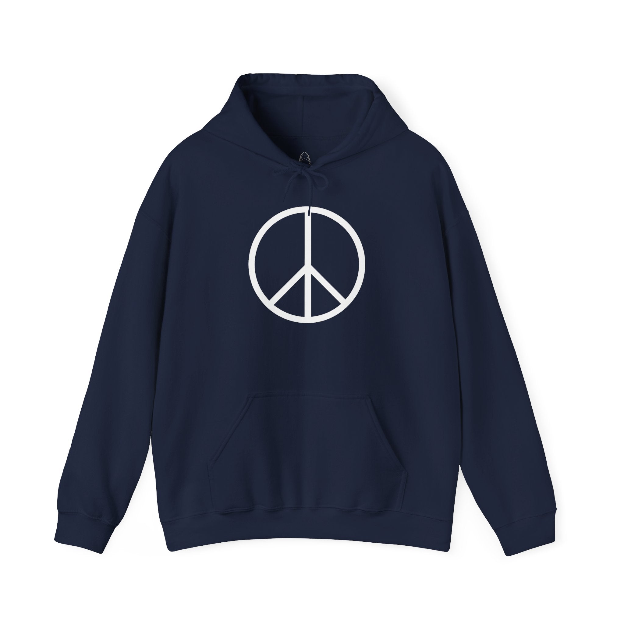 Protect Your Peace Hoodie — Minimal Peace Sign Pullover with "Protect Your Peace." Back Print
