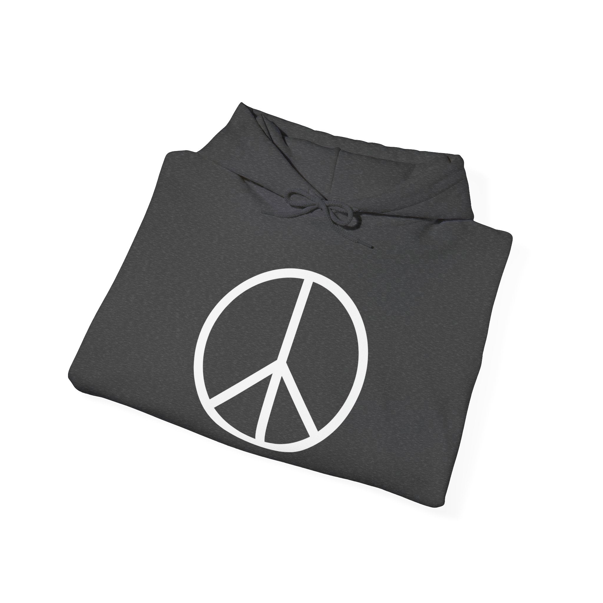Protect Your Peace Hoodie — Minimal Peace Sign Pullover with "Protect Your Peace." Back Print