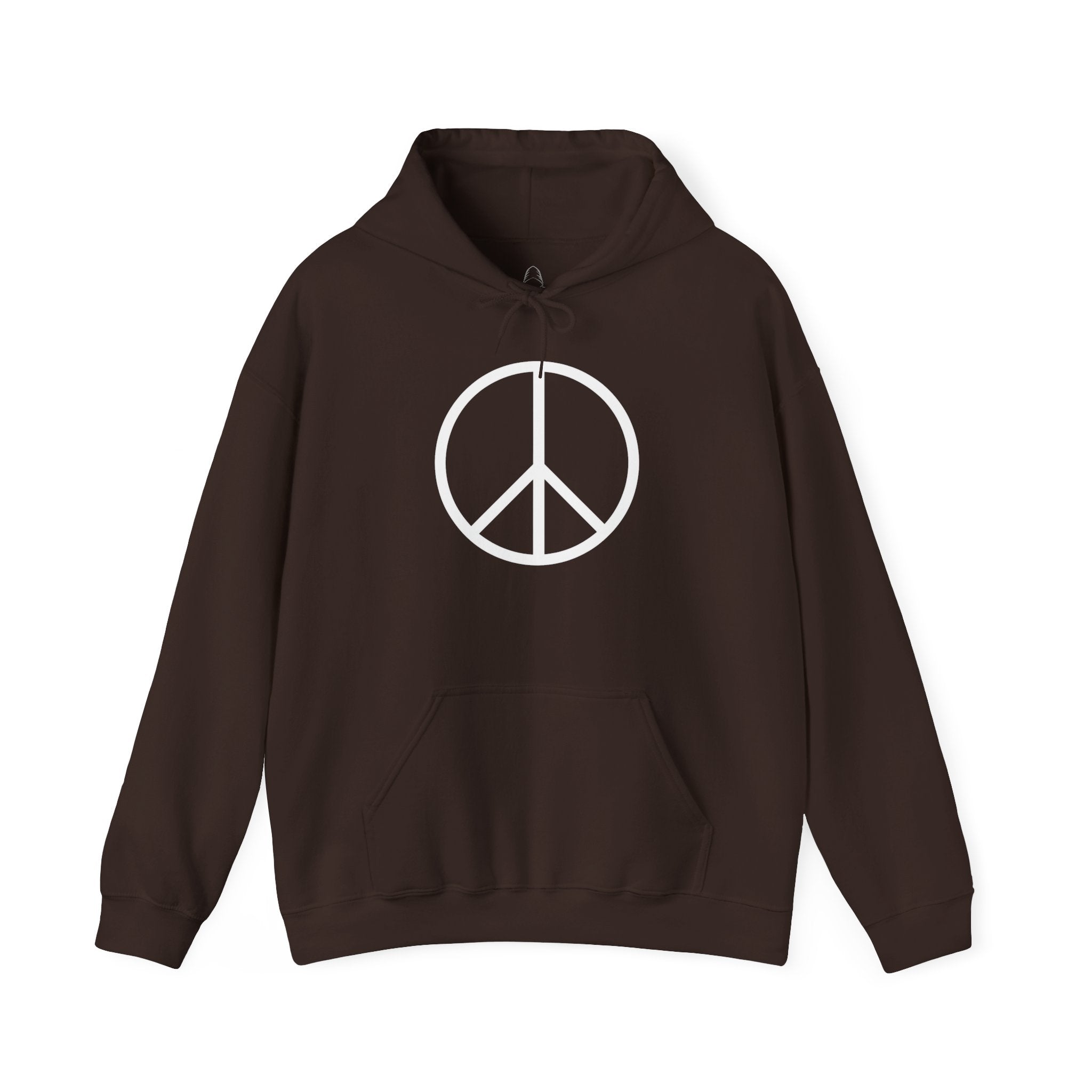 Protect Your Peace Hoodie — Minimal Peace Sign Pullover with "Protect Your Peace." Back Print