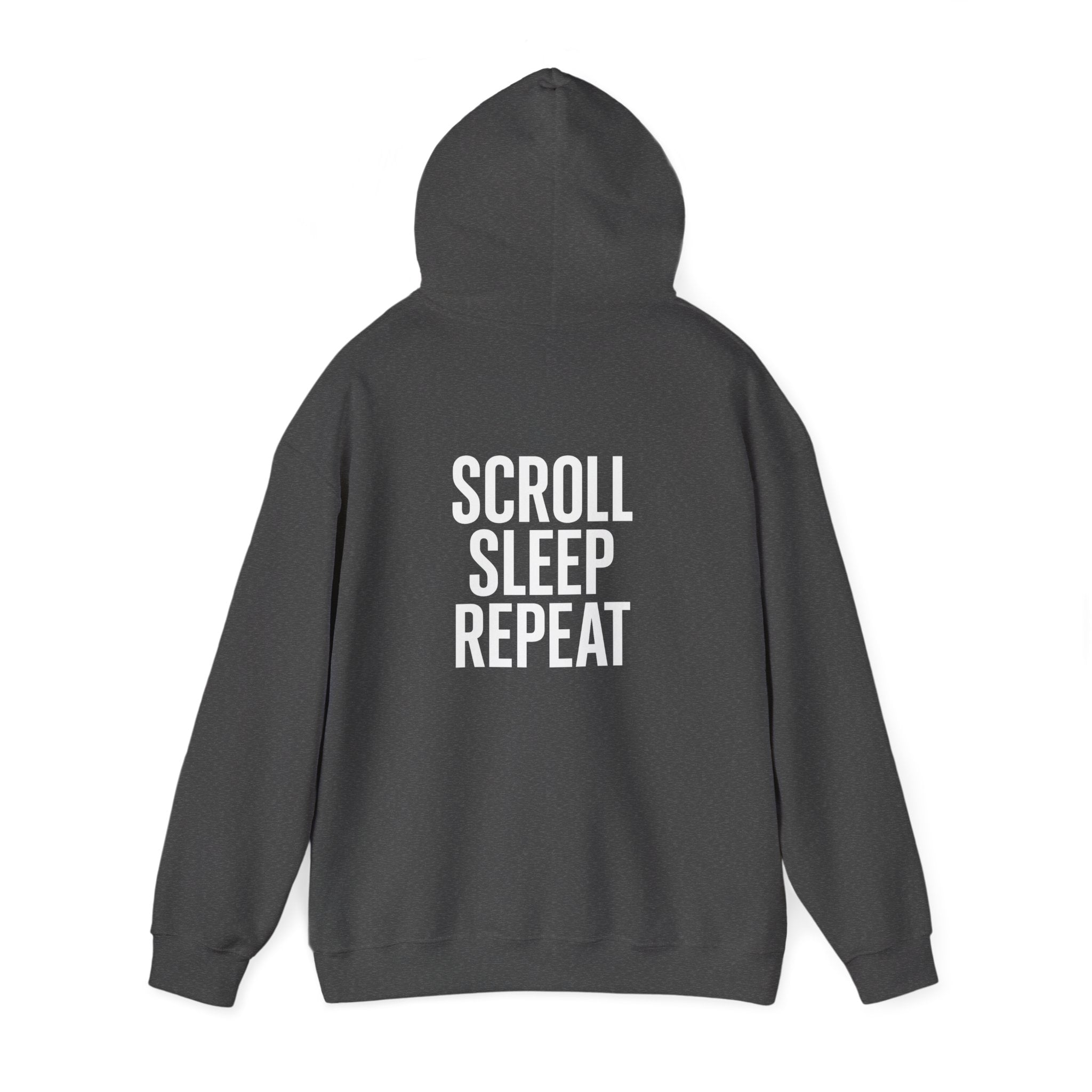 Hoodie — Scroll Sleep Repeat Graphic Pullover