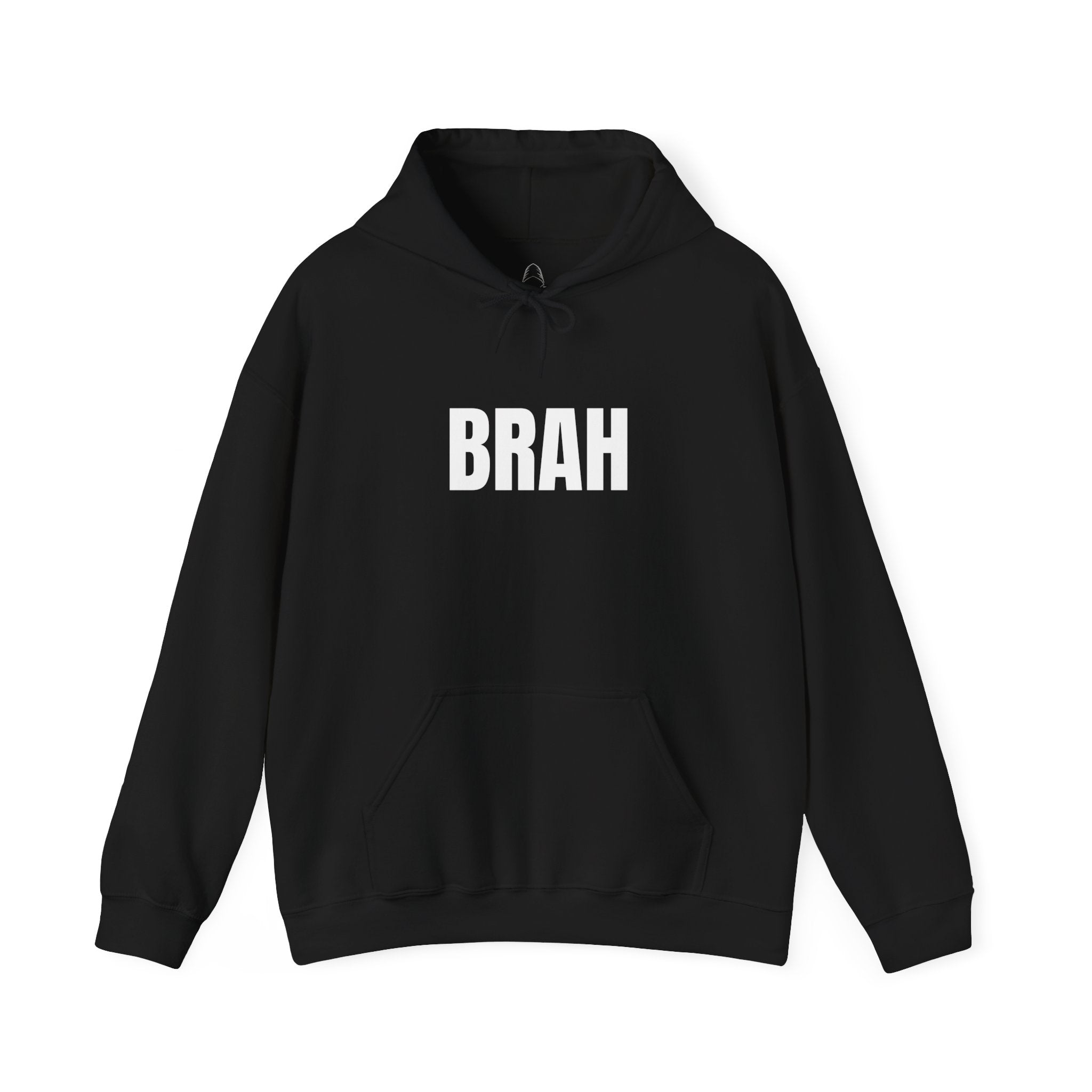 Brah Graphic Hoodie — 'BRAH' Front & 'Seriously?' Back Minimal Streetwear Pullover