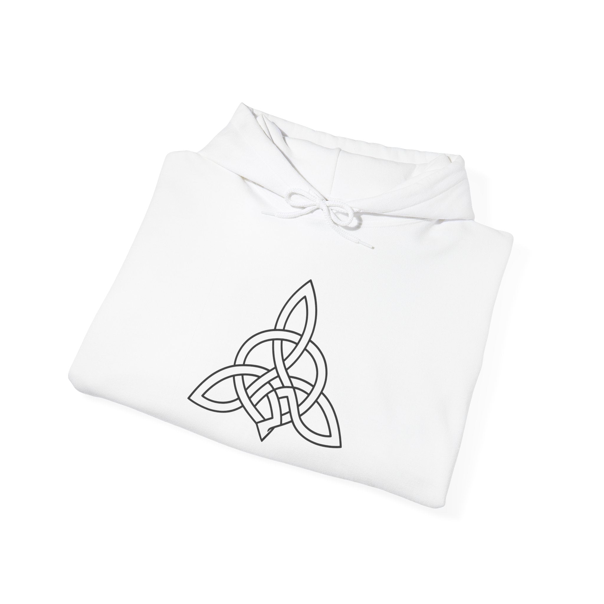 Spiritual, Not Religious Hoodie — Minimal Celtic Knot Spirituality Sweatshirt