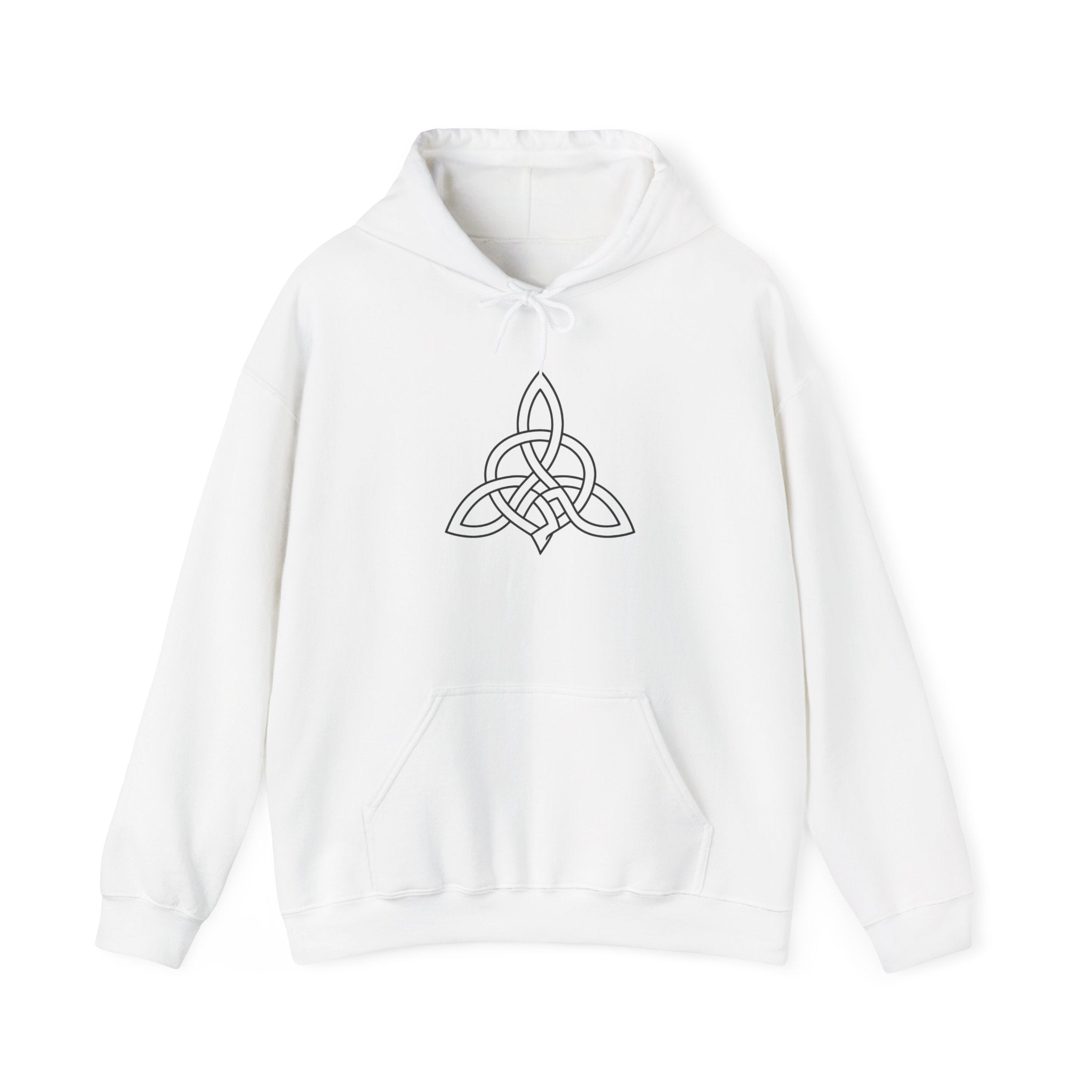 Spiritual, Not Religious Hoodie — Minimal Celtic Knot Spirituality Sweatshirt