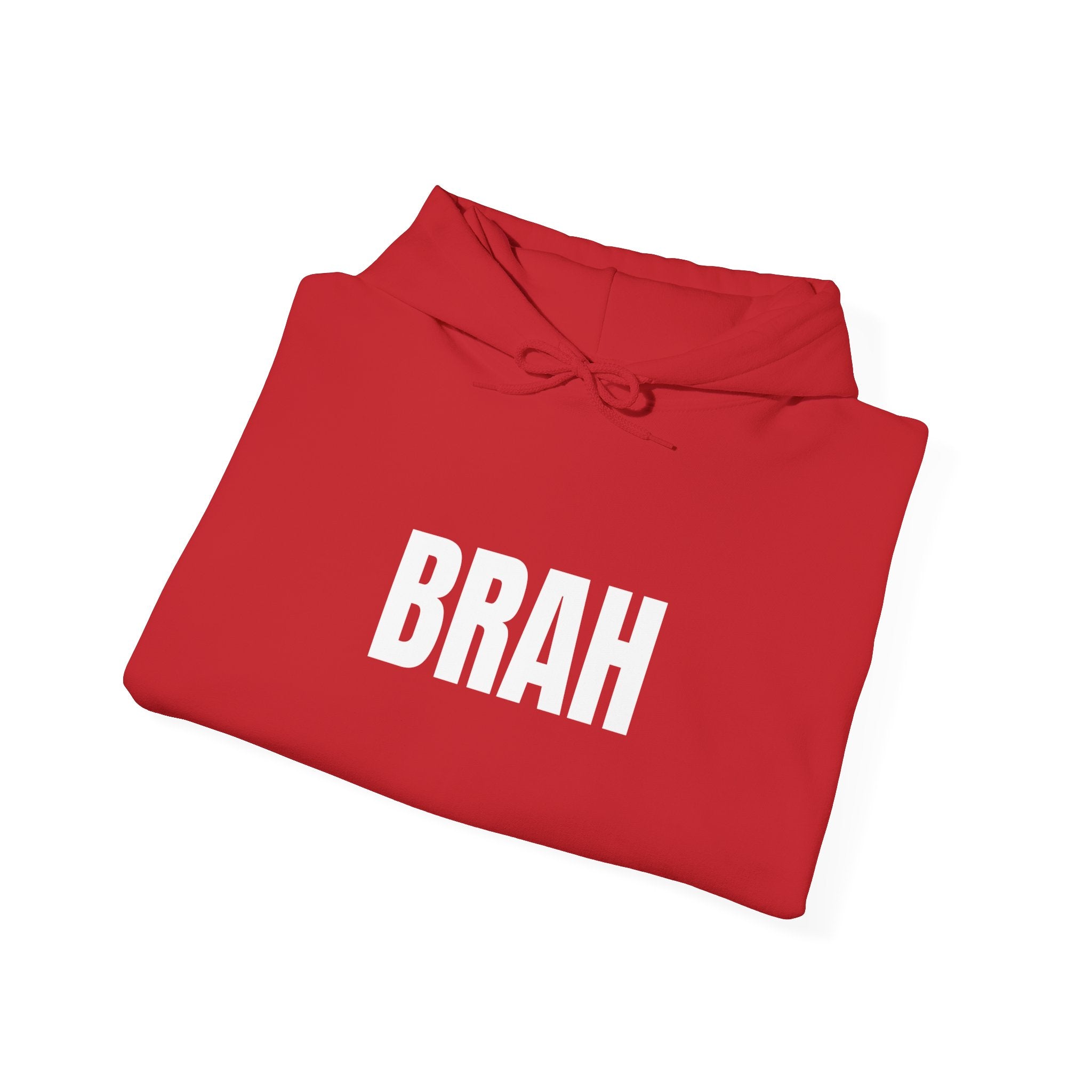 Brah Graphic Hoodie — 'BRAH' Front & 'Seriously?' Back Minimal Streetwear Pullover
