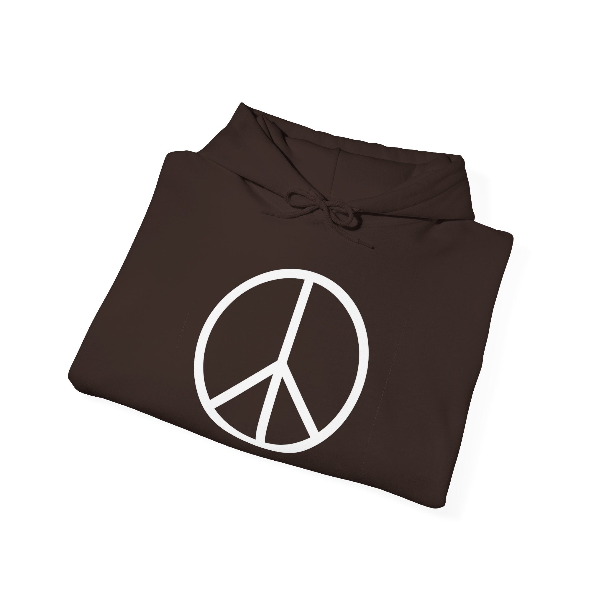 Protect Your Peace Hoodie — Minimal Peace Sign Pullover with "Protect Your Peace." Back Print