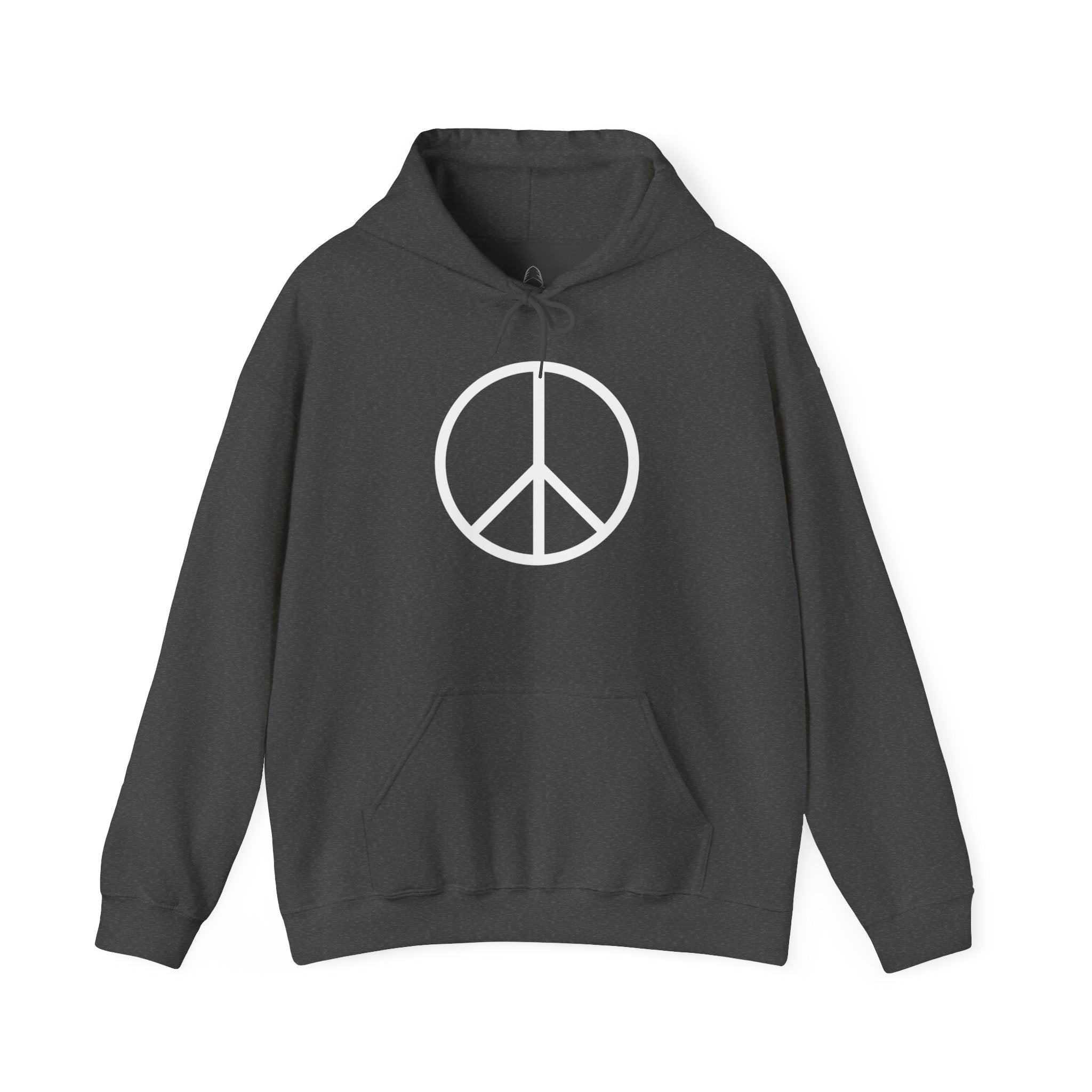 Protect Your Peace Hoodie — Minimal Peace Sign Pullover with "Protect Your Peace." Back Print