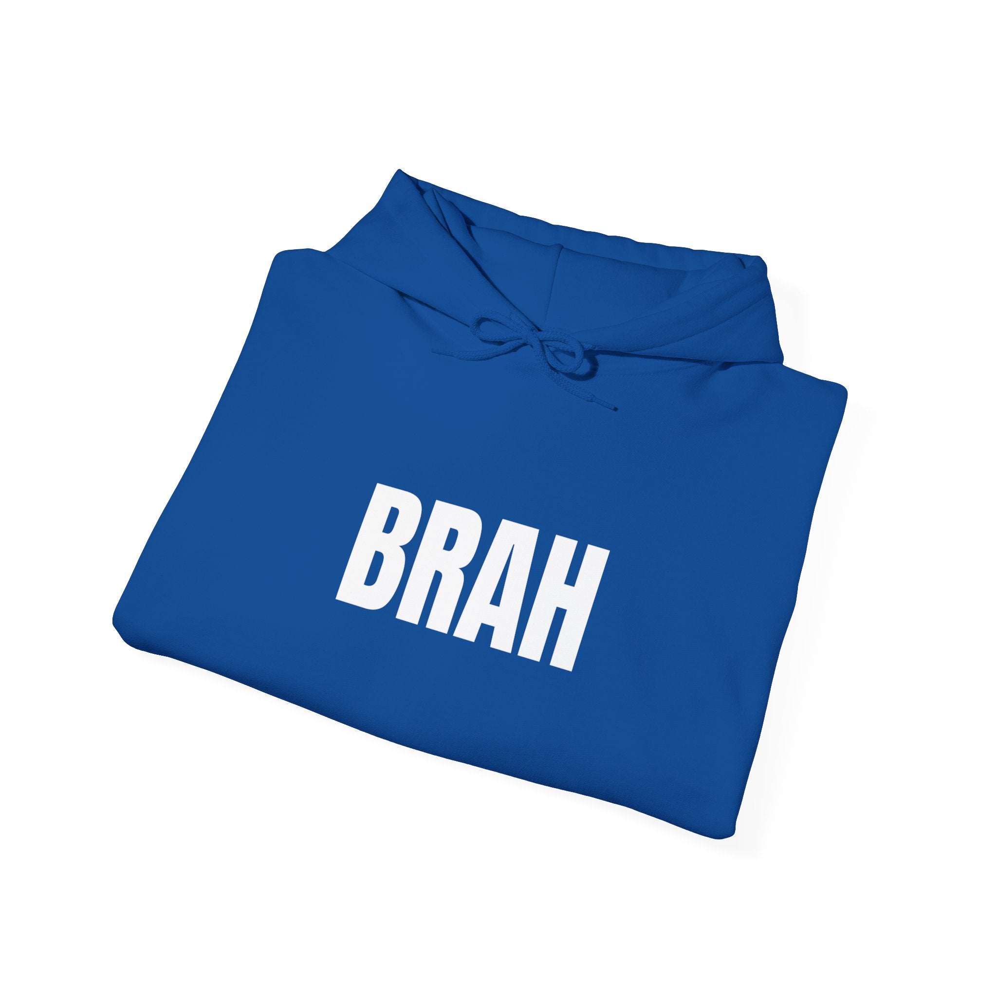 Brah Graphic Hoodie — 'BRAH' Front & 'Seriously?' Back Minimal Streetwear Pullover