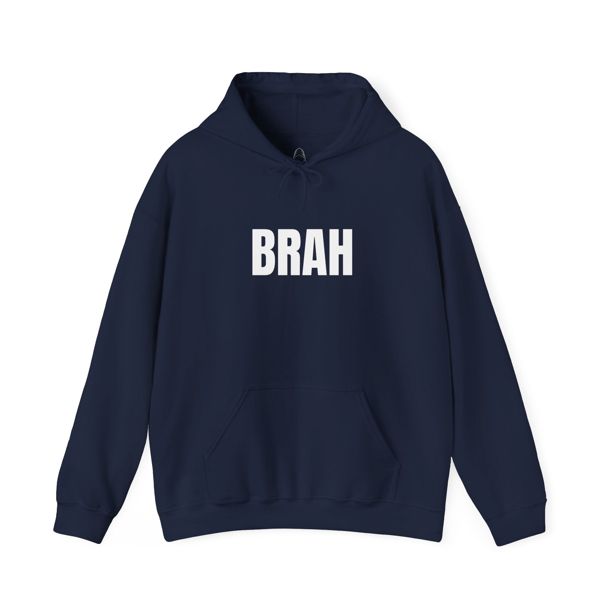Brah Graphic Hoodie — 'BRAH' Front & 'Seriously?' Back Minimal Streetwear Pullover