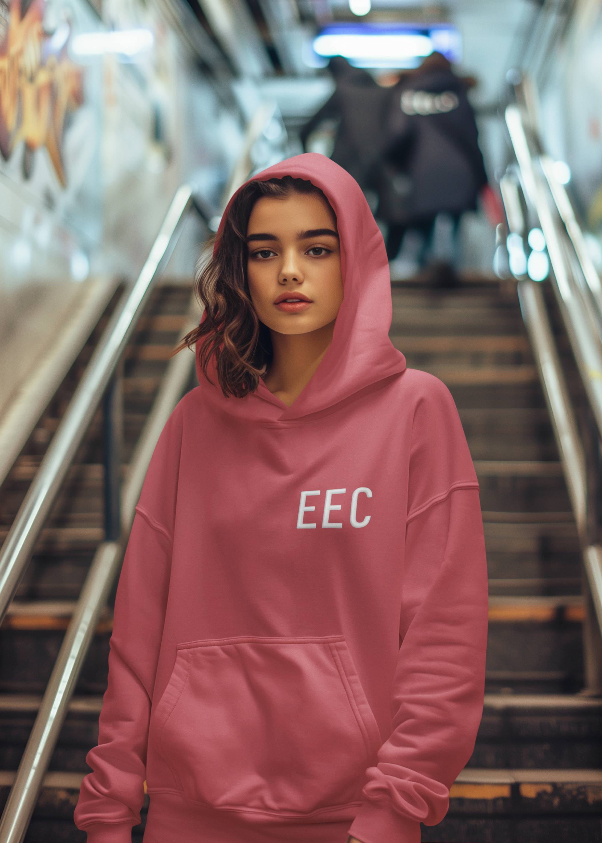 Empath Energy Club Hoodie — EEC Graphic Pullover for Empaths & Wellness Lovers