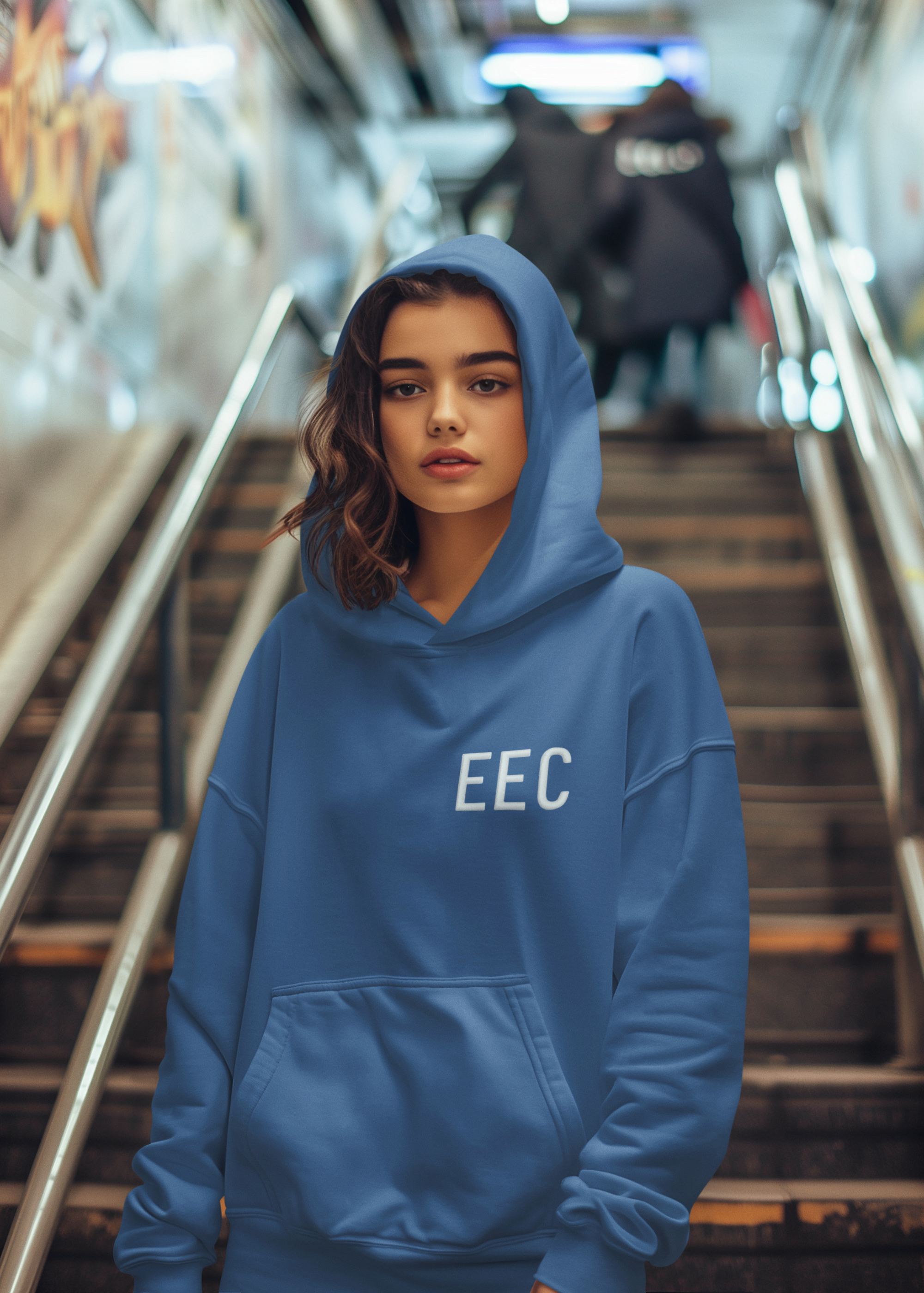 Empath Energy Club Hoodie — EEC Graphic Pullover for Empaths & Wellness Lovers