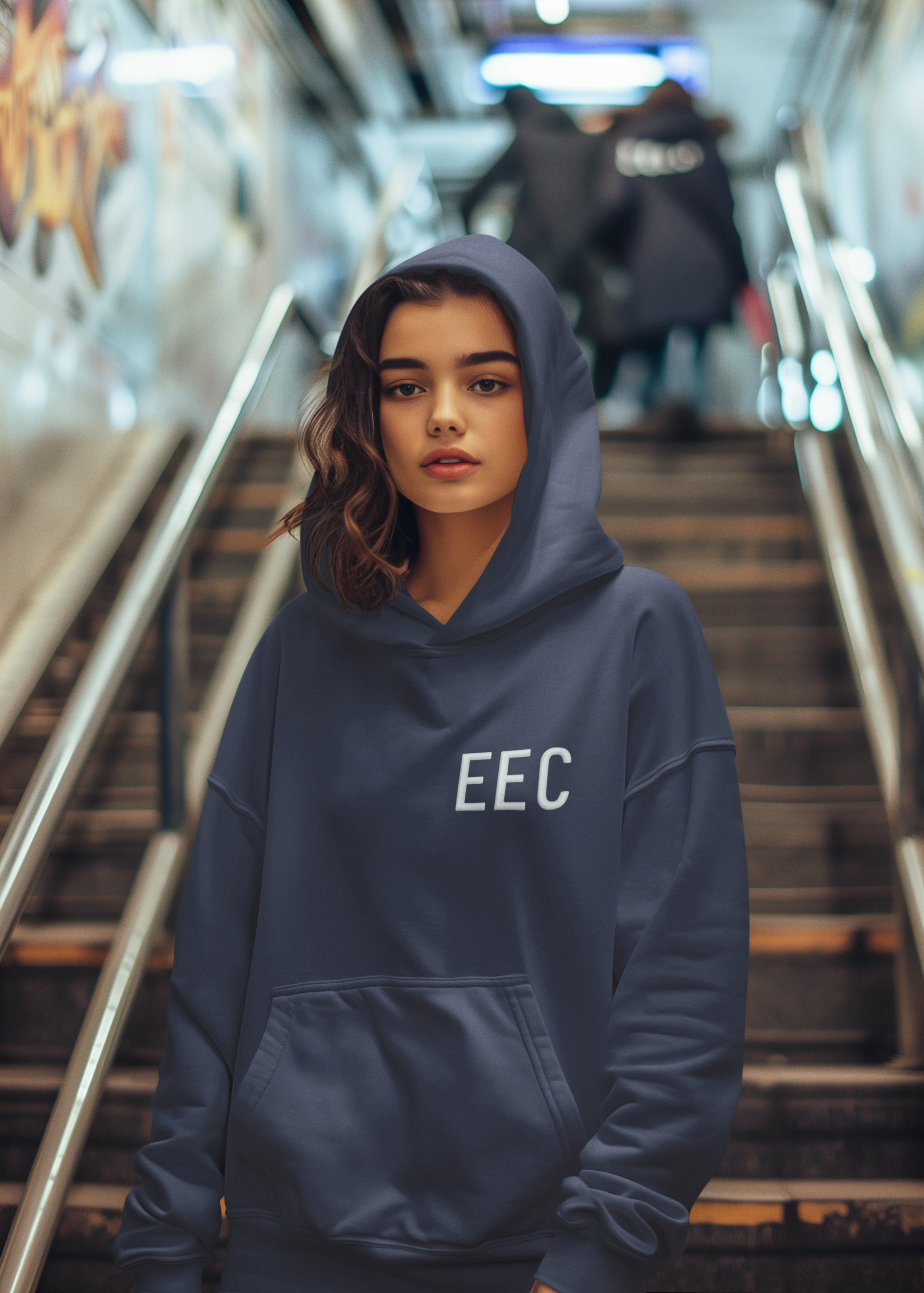 Empath Energy Club Hoodie — EEC Graphic Pullover for Empaths & Wellness Lovers