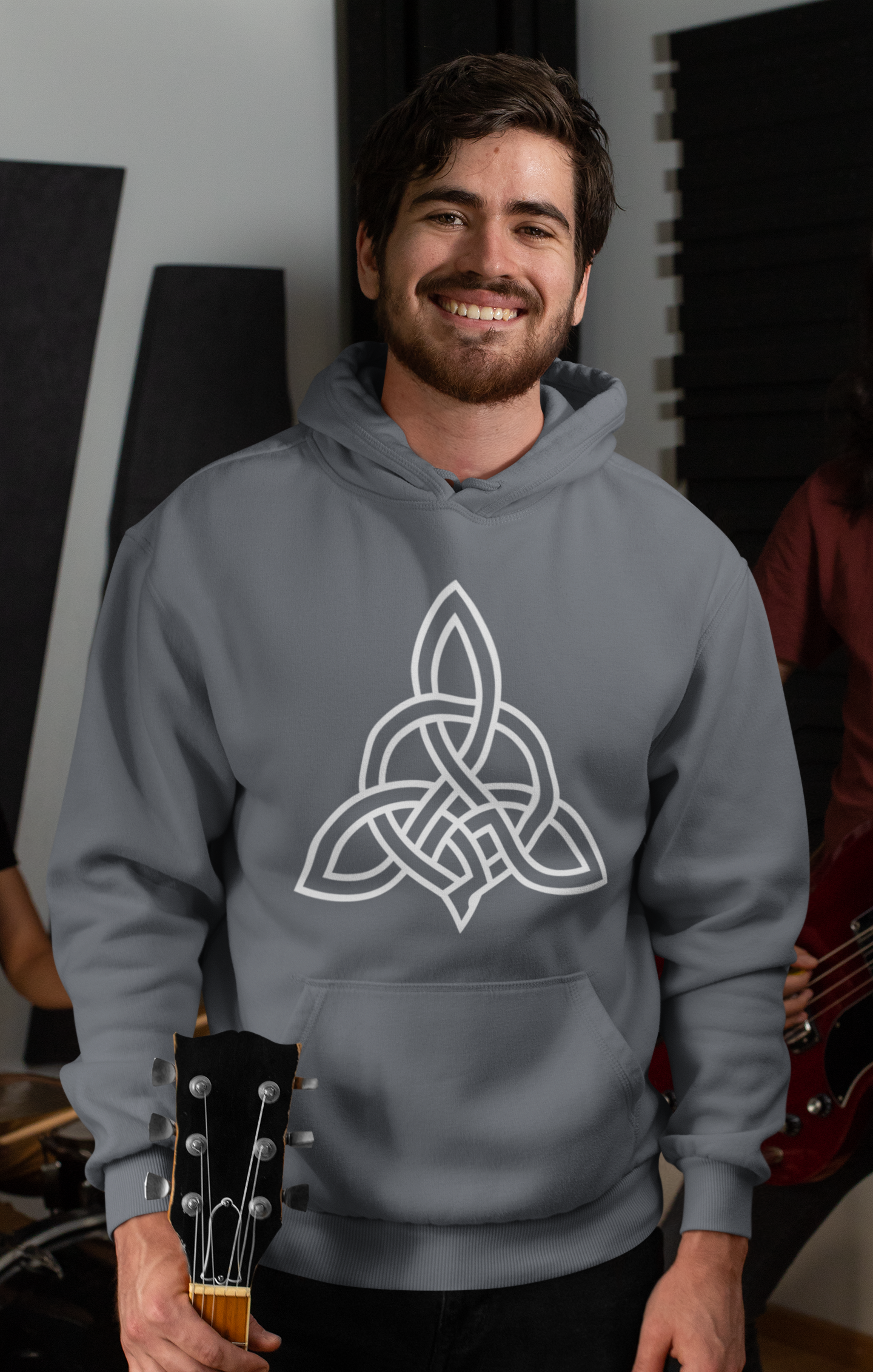 Spiritual, Not Religious Hoodie — Minimal Celtic Knot Spirituality Sweatshirt
