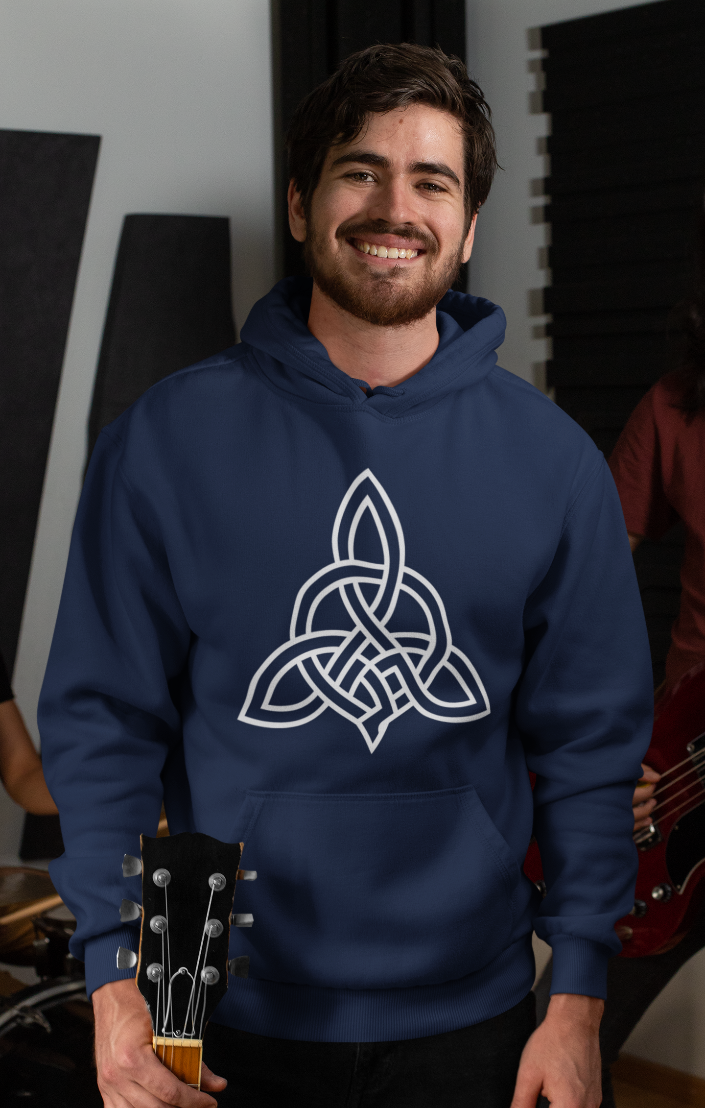 Spiritual, Not Religious Hoodie — Minimal Celtic Knot Spirituality Sweatshirt