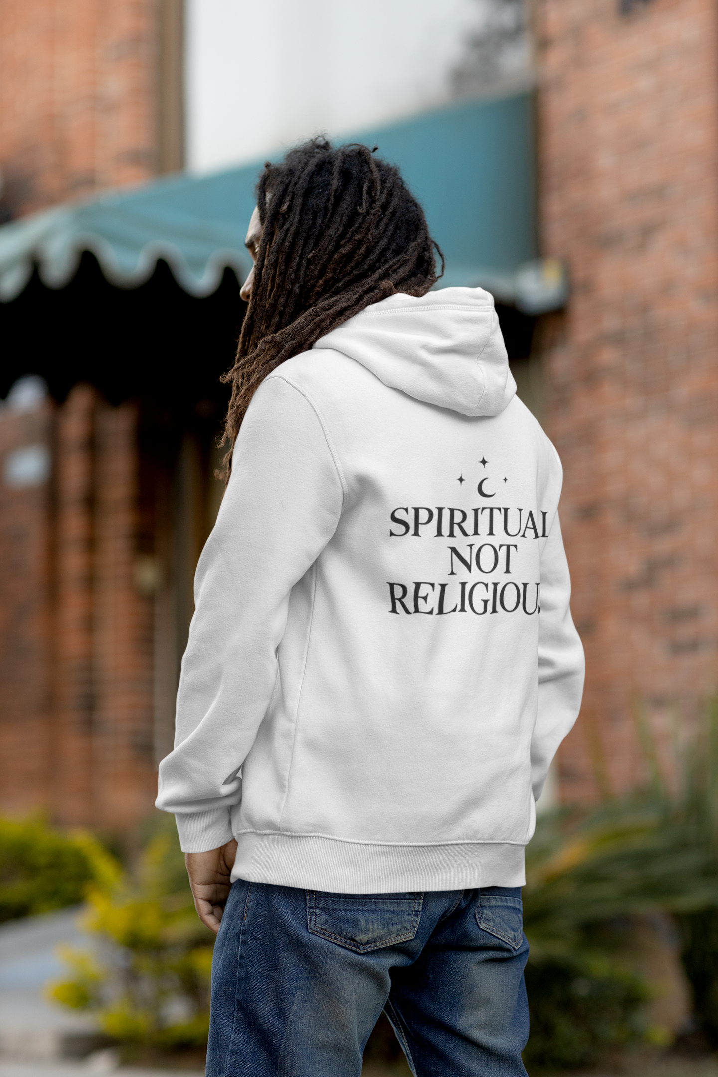 Spiritual, Not Religious Hoodie — Minimal Celtic Knot Spirituality Sweatshirt