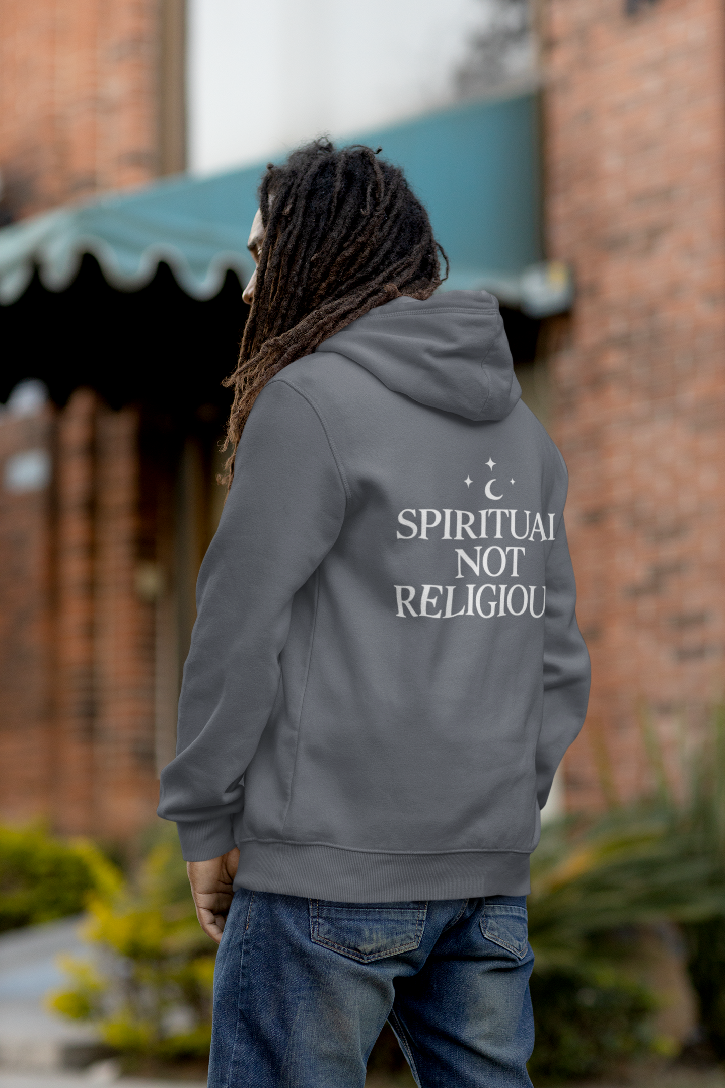 Spiritual, Not Religious Hoodie — Minimal Celtic Knot Spirituality Sweatshirt