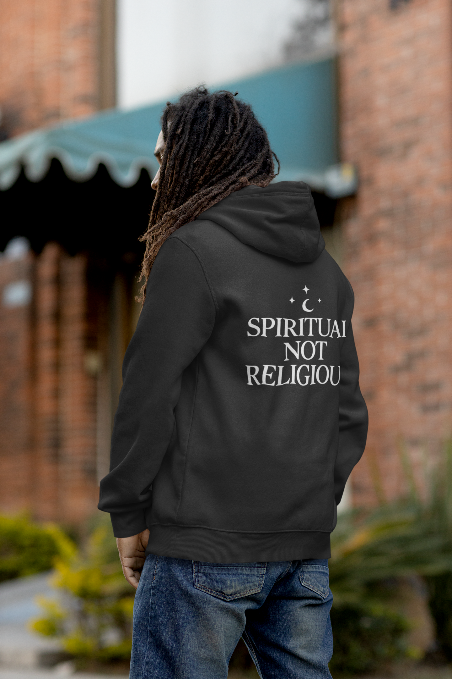 Spiritual, Not Religious Hoodie — Minimal Celtic Knot Spirituality Sweatshirt