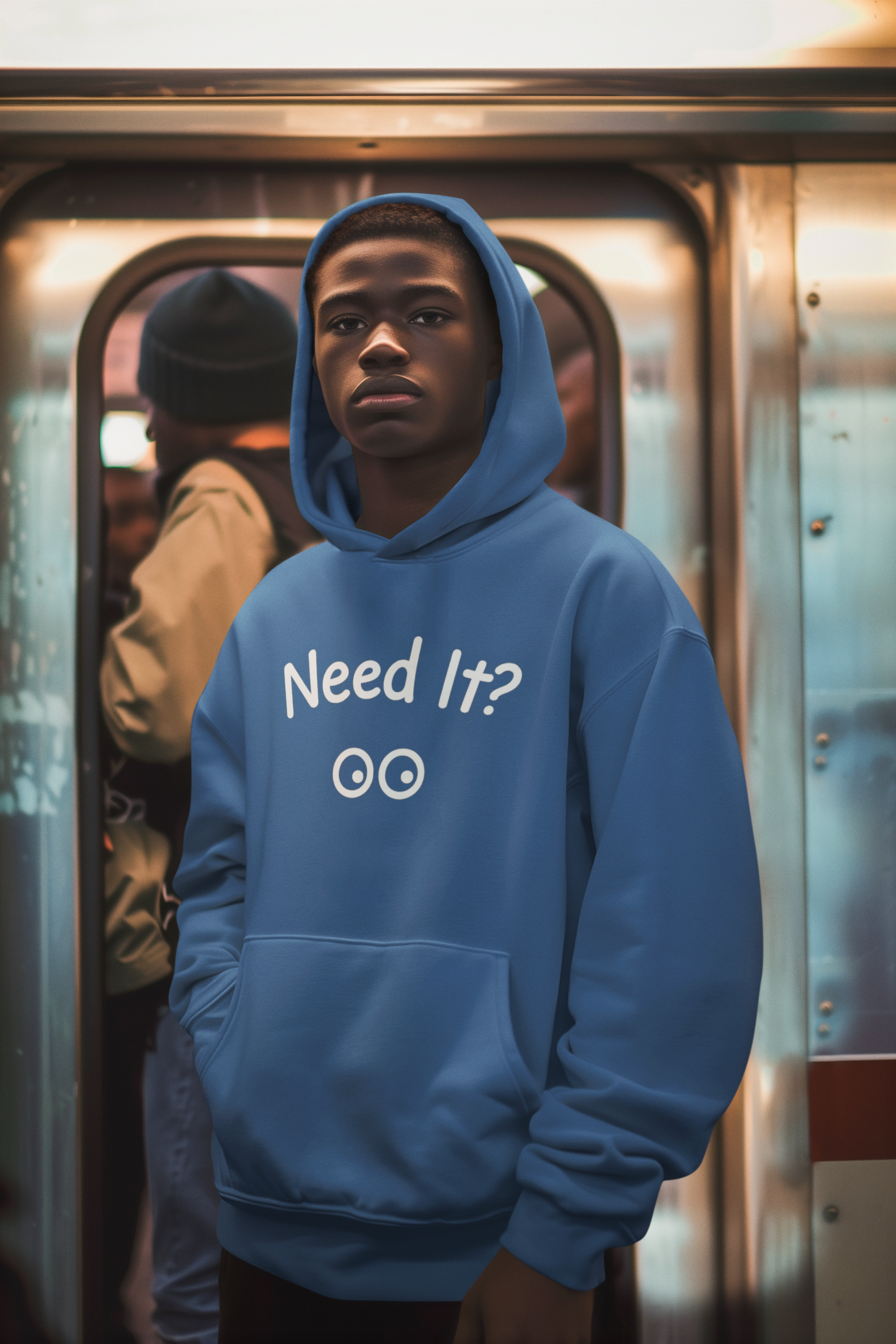 Hoodie — “Need It?” Front + ‘Common Sense Is Like Deodorant’ Back Graphic Hoodie