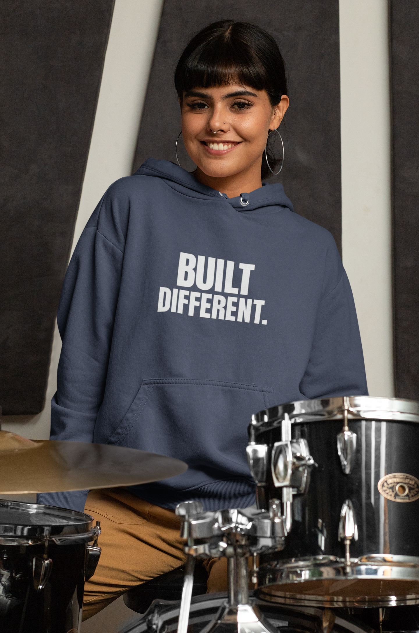 Built Different Hoodie - "Built Different. Not For Everyone" Motivational Gym Hoodie