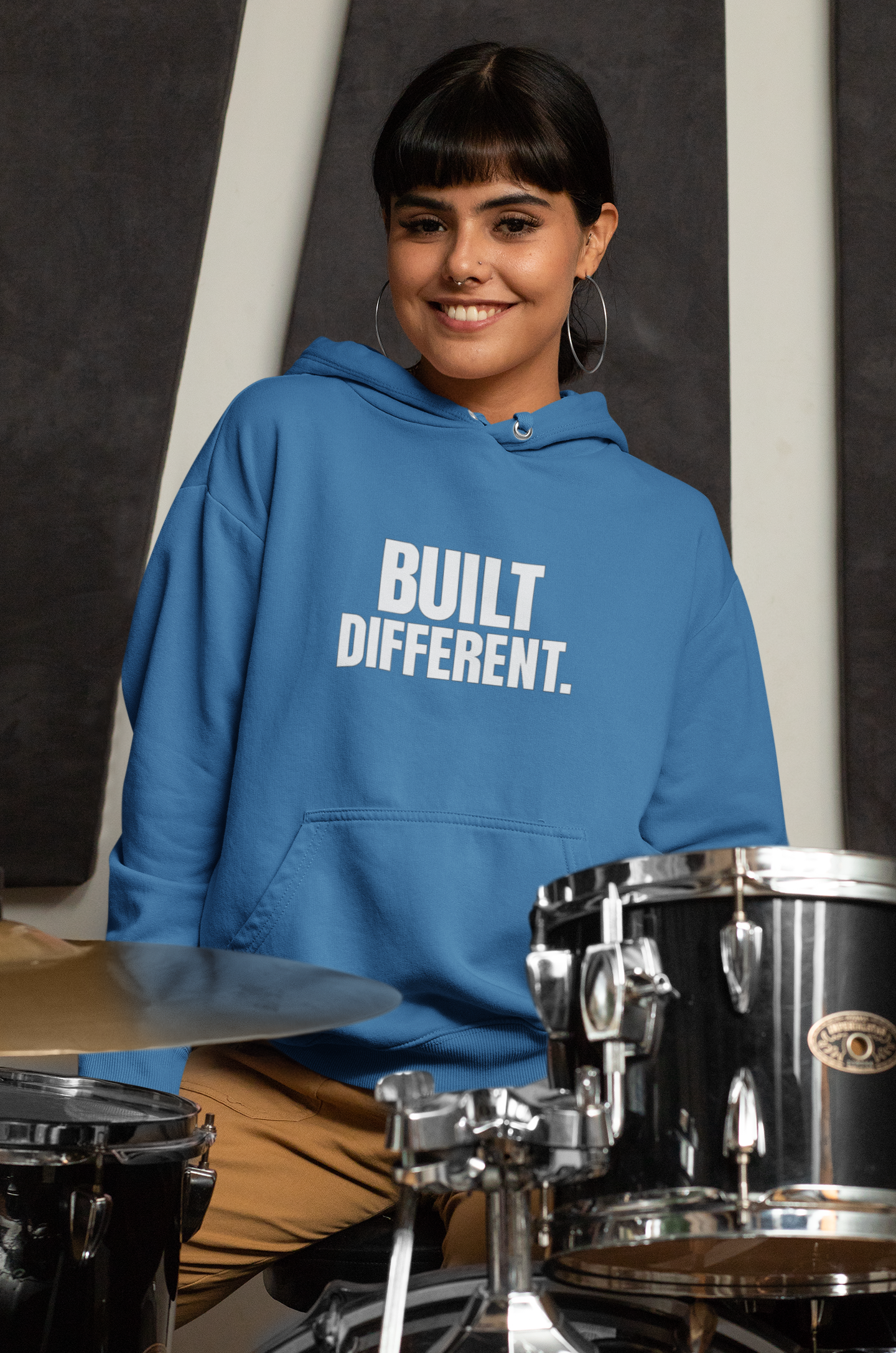 Built Different Hoodie - "Built Different. Not For Everyone" Motivational Gym Hoodie