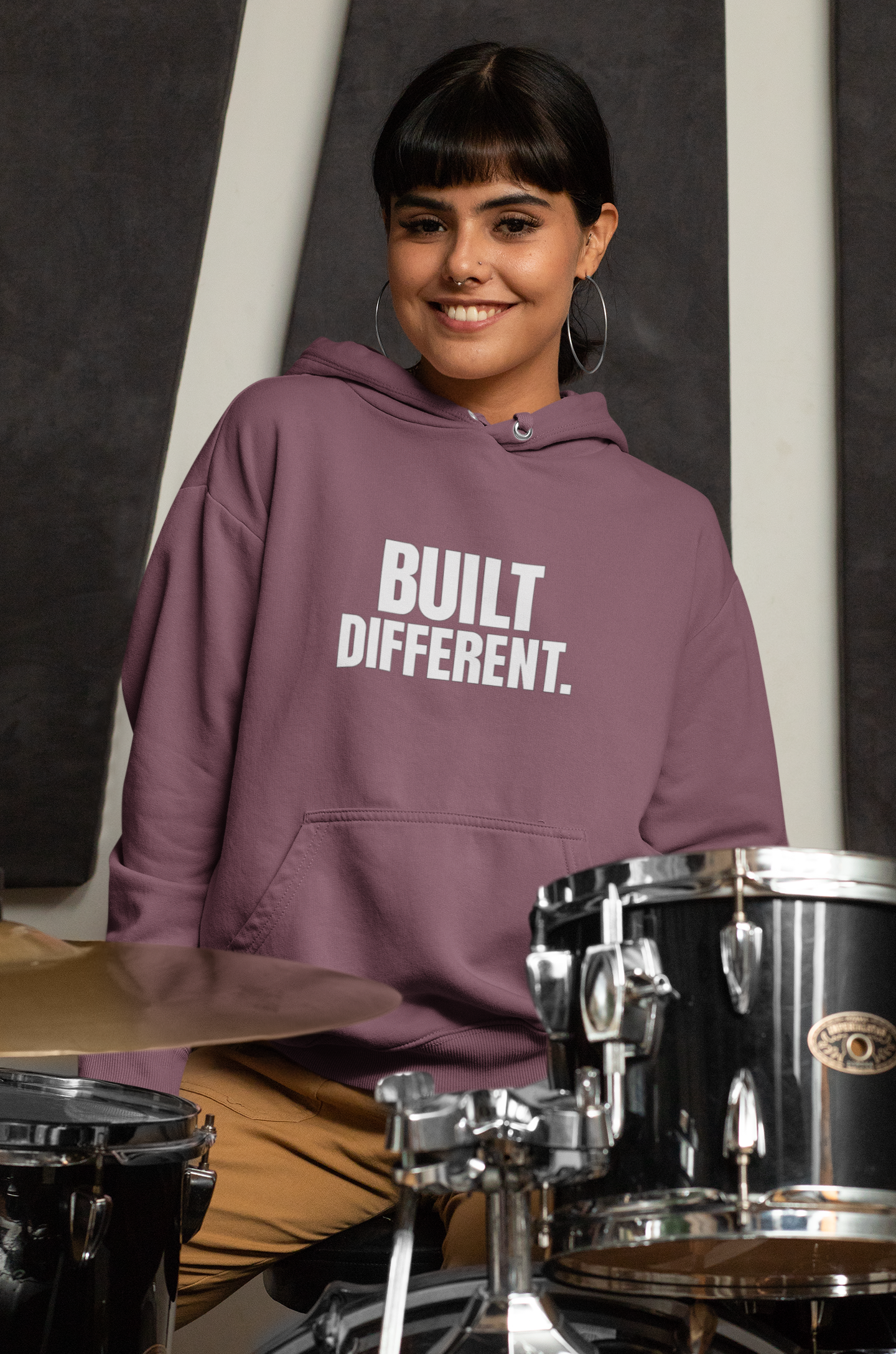 Built Different Hoodie - "Built Different. Not For Everyone" Motivational Gym Hoodie