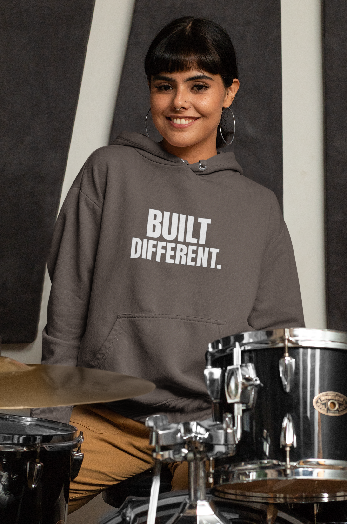 Built Different Hoodie - "Built Different. Not For Everyone" Motivational Gym Hoodie
