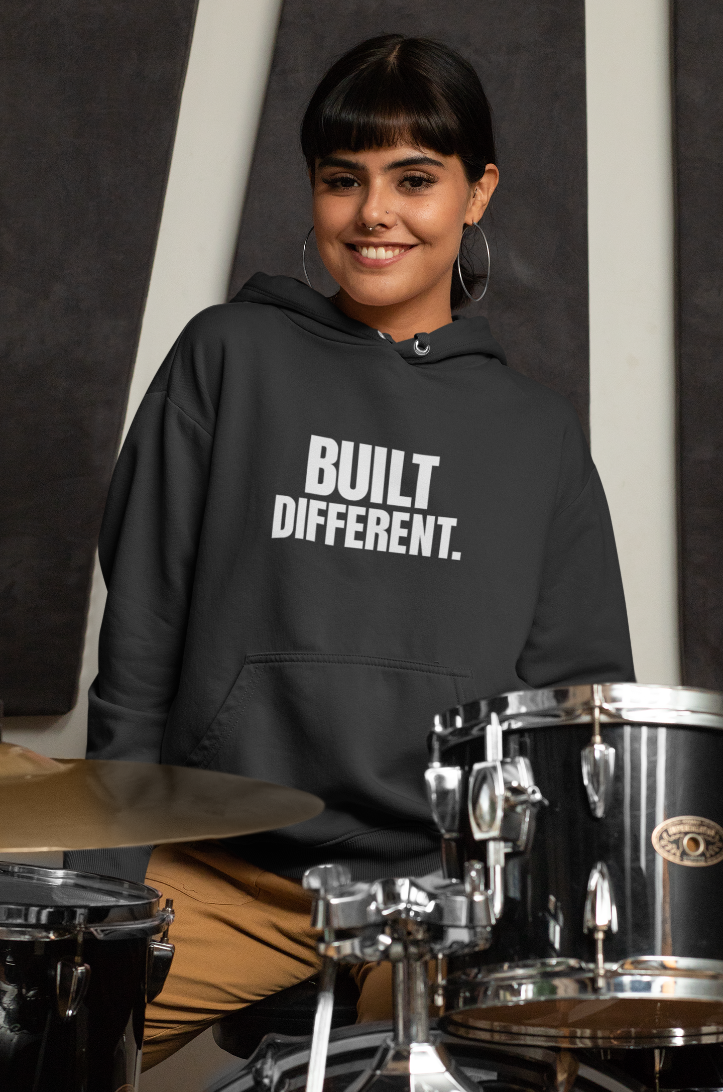 Built Different Hoodie - "Built Different. Not For Everyone" Motivational Gym Hoodie