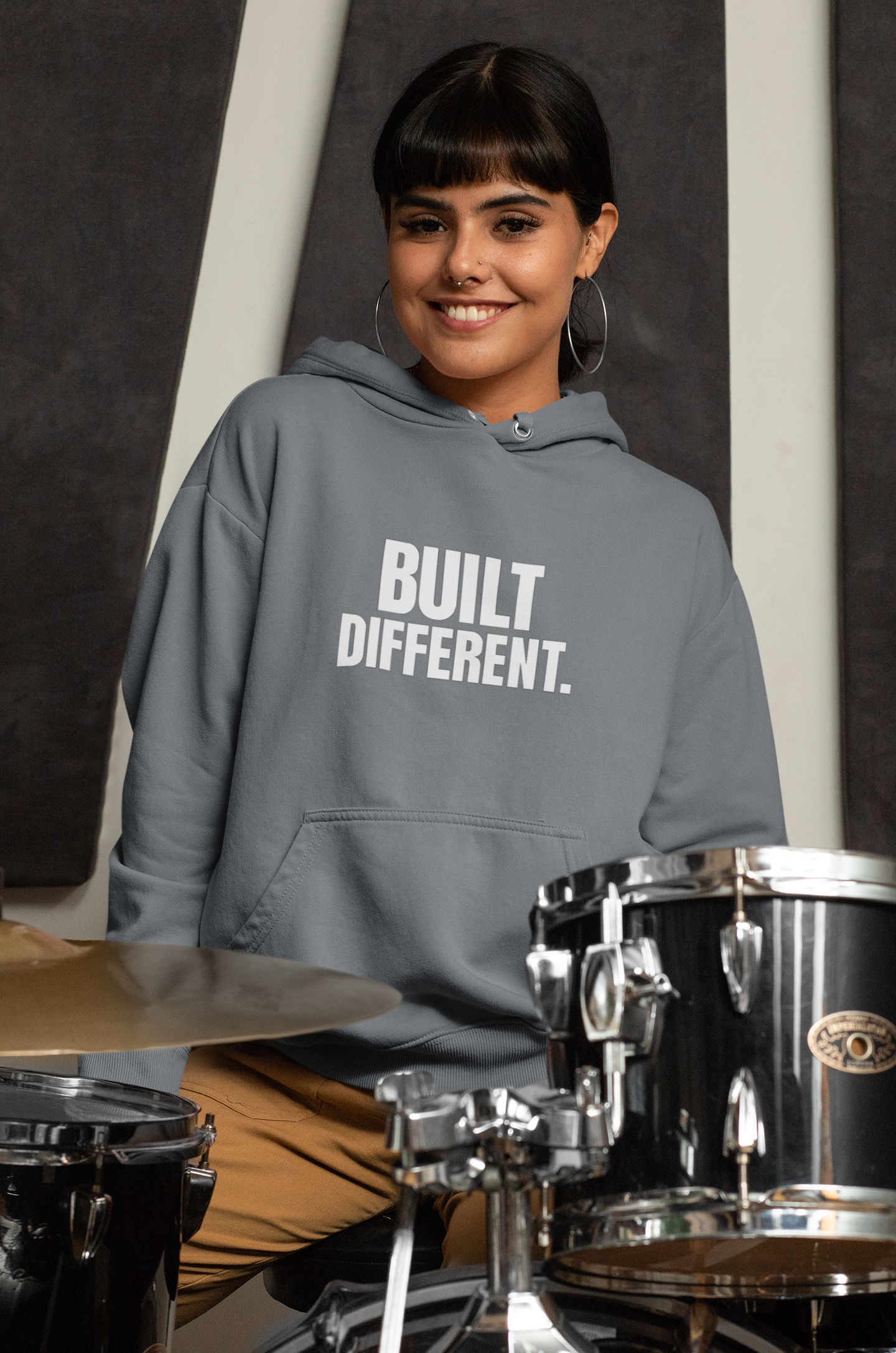 Built Different Hoodie - "Built Different. Not For Everyone" Motivational Gym Hoodie